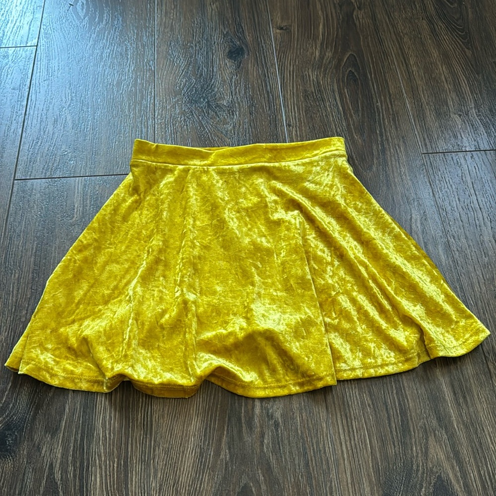 Velvet Look Skirt
